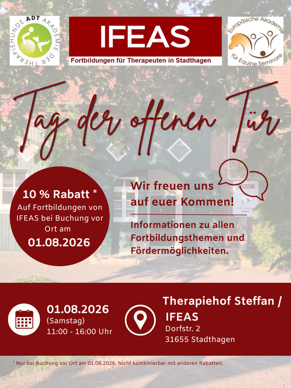 Flyer Tag der offenen Tür